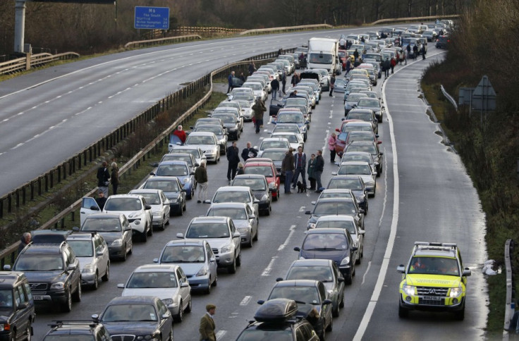 M6 motorway crash