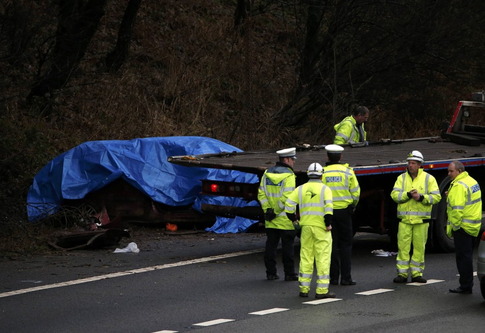 M6 motorway crash