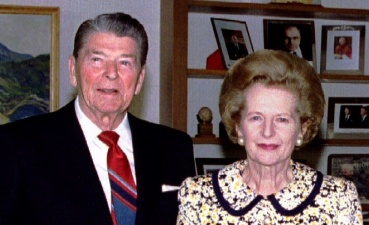 Reagan (l) and Thatcher got on better with each other than their sub-ordinates did