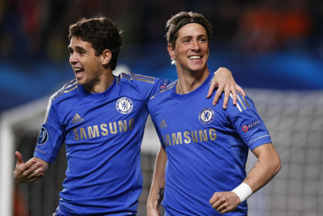 Fernando Torres (R) and Oscar