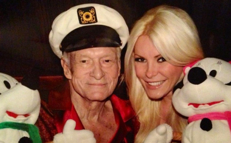 Hugh Hefner and Crystal Harris