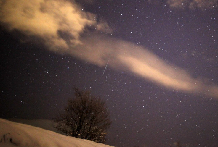 The Quadrantids meteor shower.