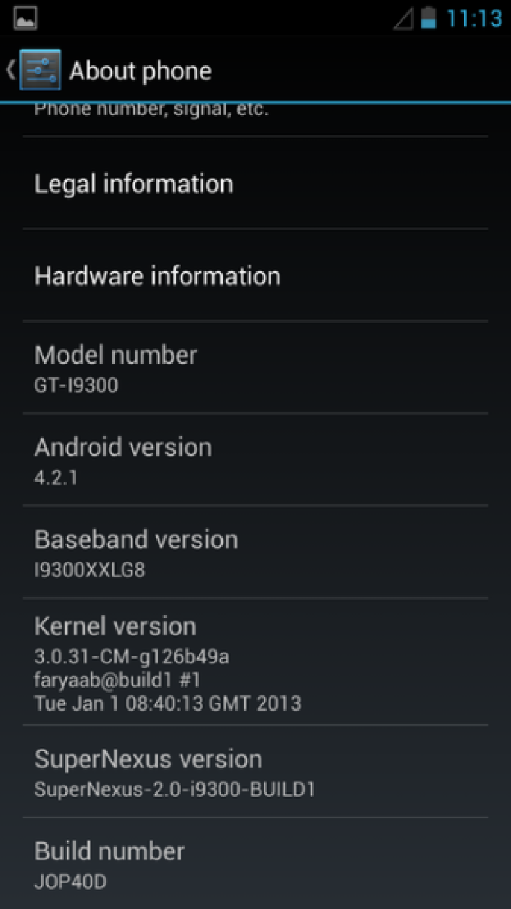 Galaxy S3 GT-I9300 Gets Nexus 4 - Styled Android 4.2.1 SuperNexus 2.0 ROM [How to Install]