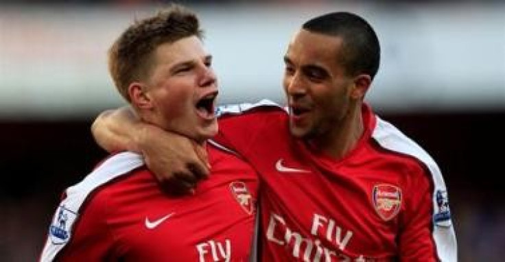 Theo Walcott and Andrey Arshavin