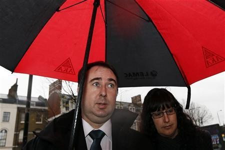 Ashley Gill-Webb also signed his police statement with the name Alan Cummings, the same as the Scottish actor (Reuters)