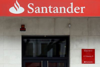 A Santander bank branch
