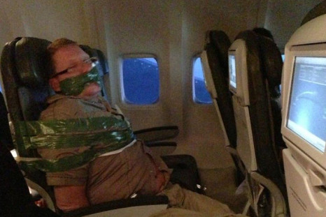 Man Taped to Chair in JFK Flight Drama