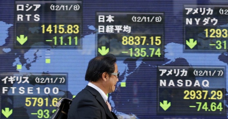 asian stocks trade lower after starting 2013 on a positive note