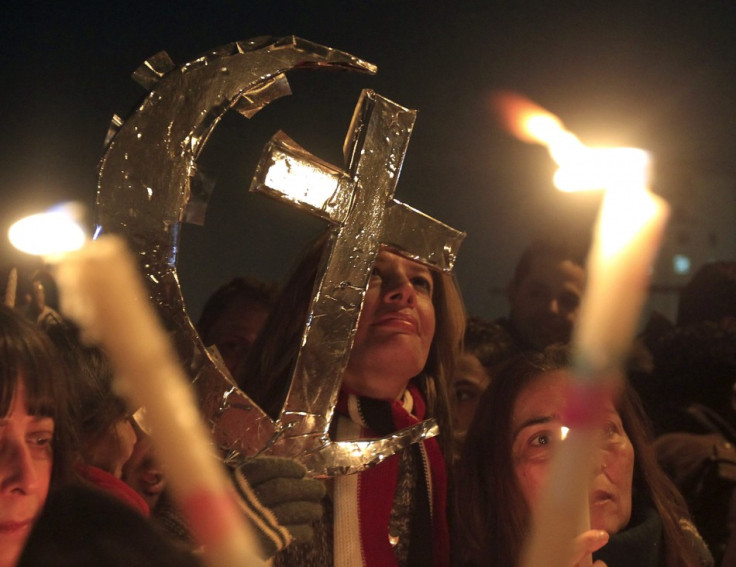 Worshippers marked occasion in Tahrir Square