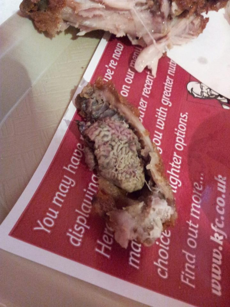 Ibrahim Langoo took a picture of the chicken on his phone and uploaded it to Facebook