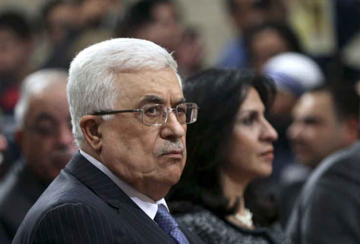 Palestinian President Mahmoud Abbas attends Midnight Mass in Bethlehem
