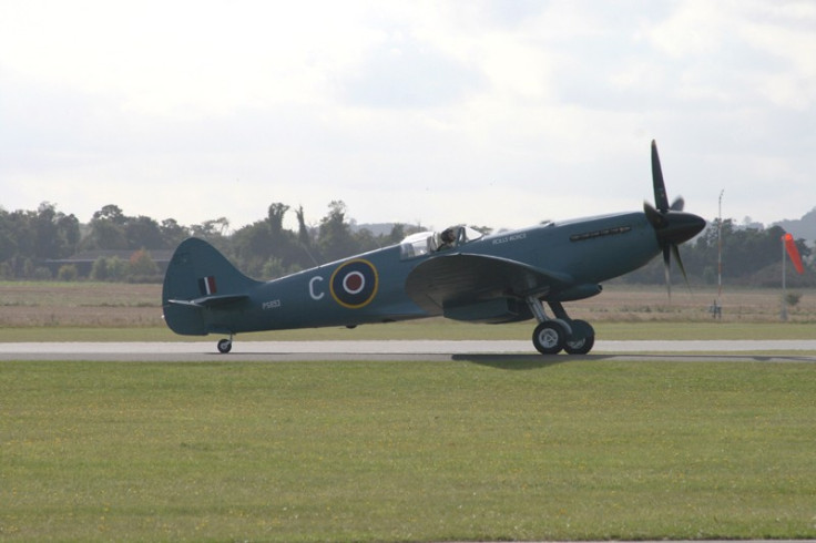 Spitfire before crash