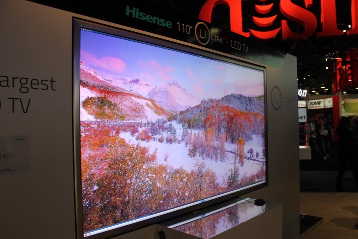 Hisenses Worlds Largest Ultra HD TV