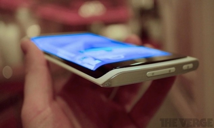 Samsung curved OLED phone