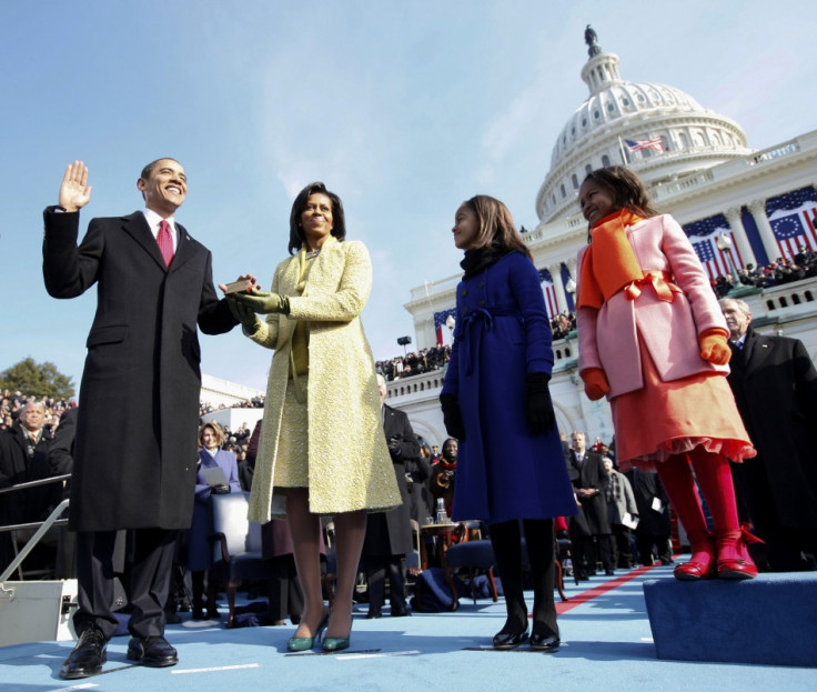 Barack Obama takes his first oath of office in 2009 (Reuters)