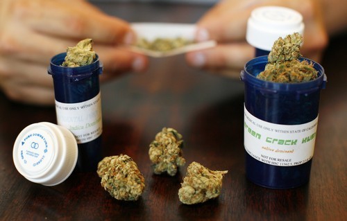 Medical marijuana on display in Los Angeles