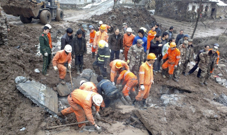 China landslide