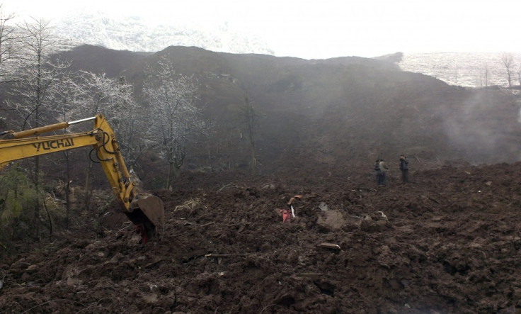 China landslide