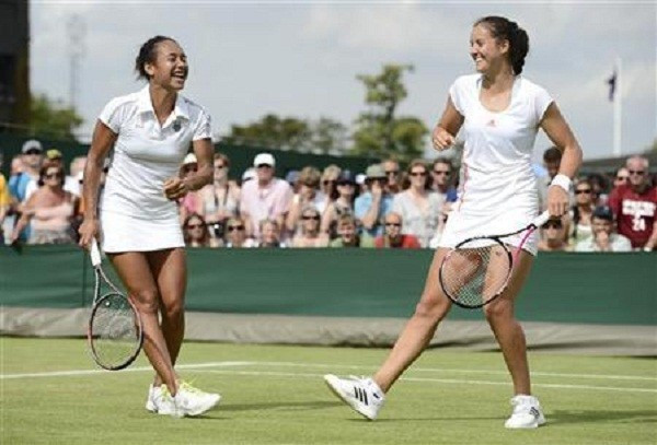 Heather Watson and Lauras Robson