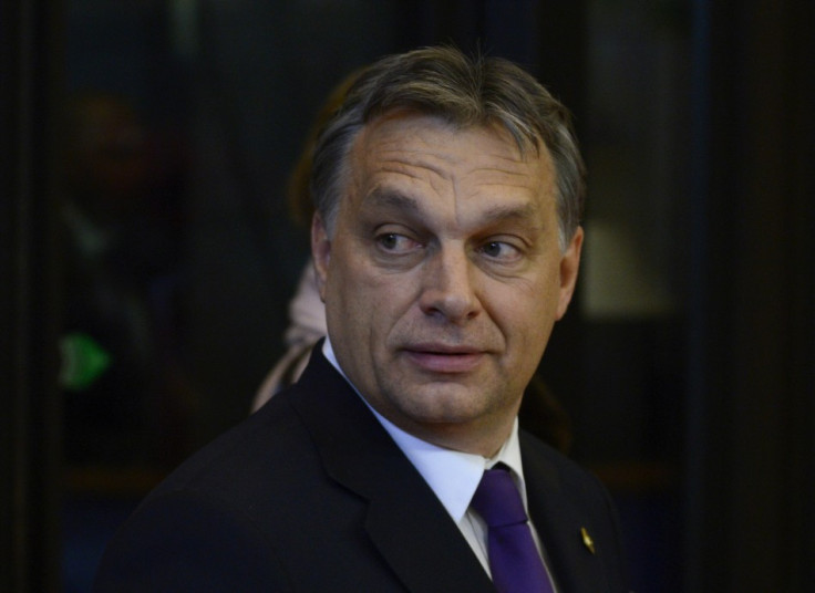 Hungary's PM Orban arrives for EU leaders summit discussing the European Union's long-term budget in Brussels