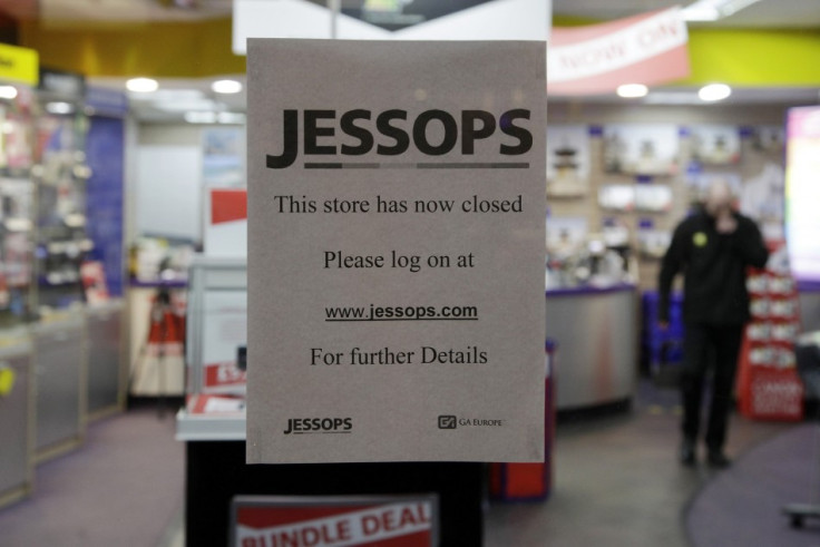 A closed Jessops store in south London