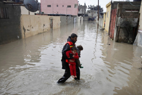 Rising sea levels around the world, one of the results of global warming, cause billions of pounds in damage