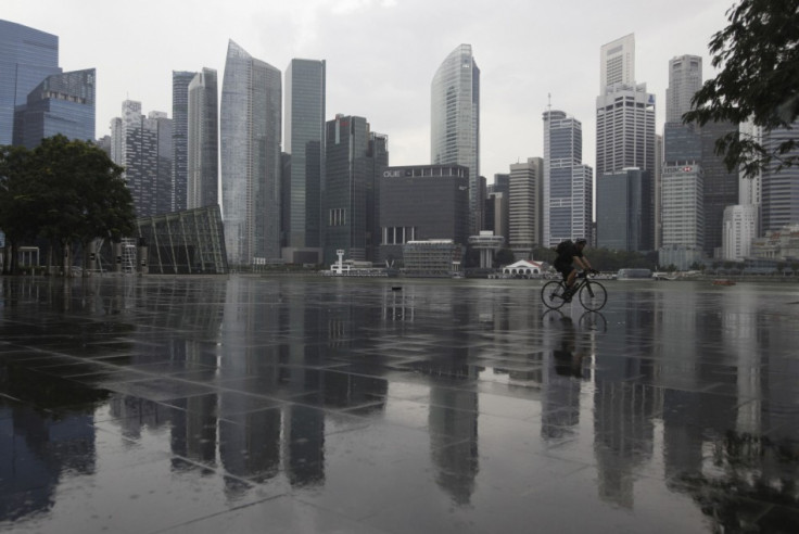 The Central Business District in Singapore