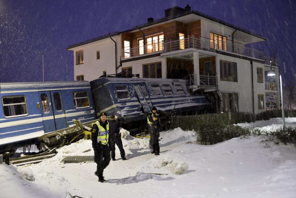 Train Crash Stockholm