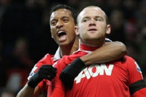 Wayne Rooney and Nani