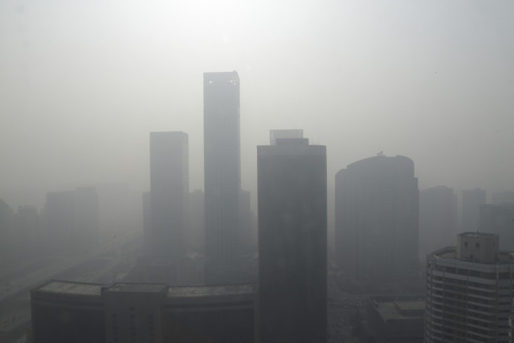 Air quality in Beijing was far above hazardous levels over the weekend (Reuters)