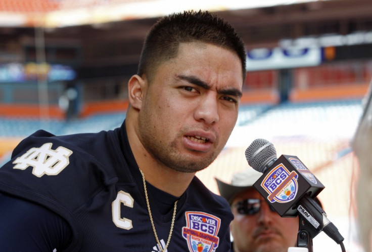 Notre Dame Fighting Irish linebacker Manti Te'o (Reuters)