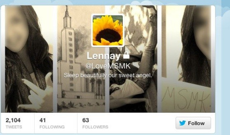 The fake Twitter profile for Lennay Kekua (Deadspin/Twitter)