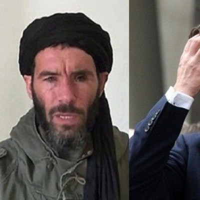 Algerian terror leader Mokhtar Belmokhta and David Cameron