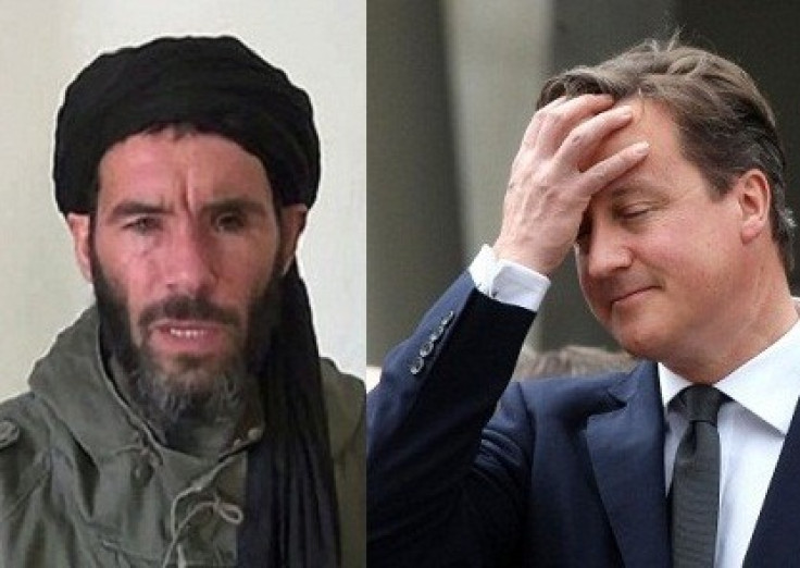 Algerian terror leader Mokhtar Belmokhta and David Cameron