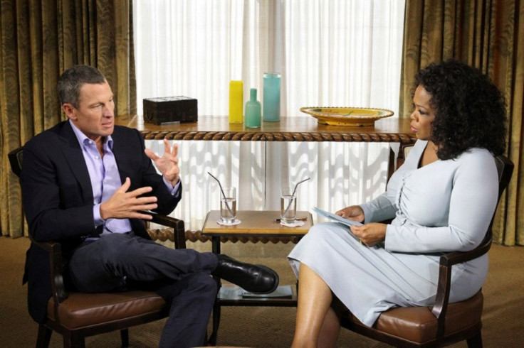 Lance Armstrong and Oprah Winfrey