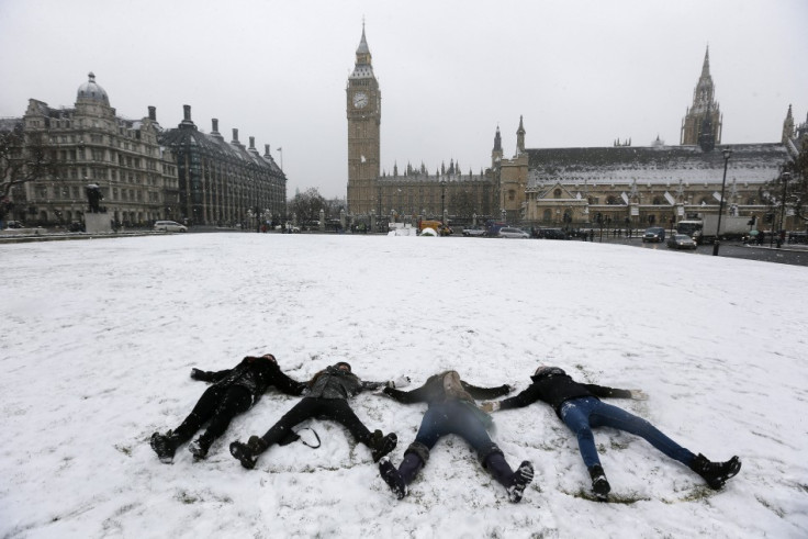 Snow and freezing temperatures blast UK
