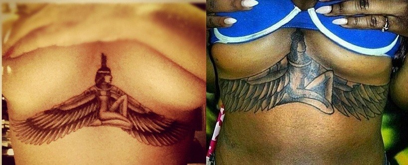 Rihanna Chevron, Lines Back of Hand, Finger Tattoo | Steal Her Style