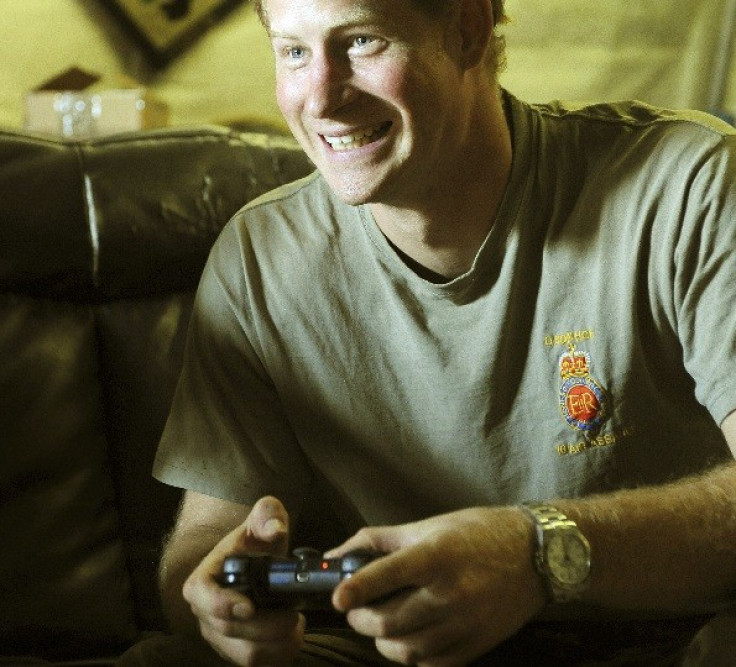 Prince Harry has fun in Camp Bastion