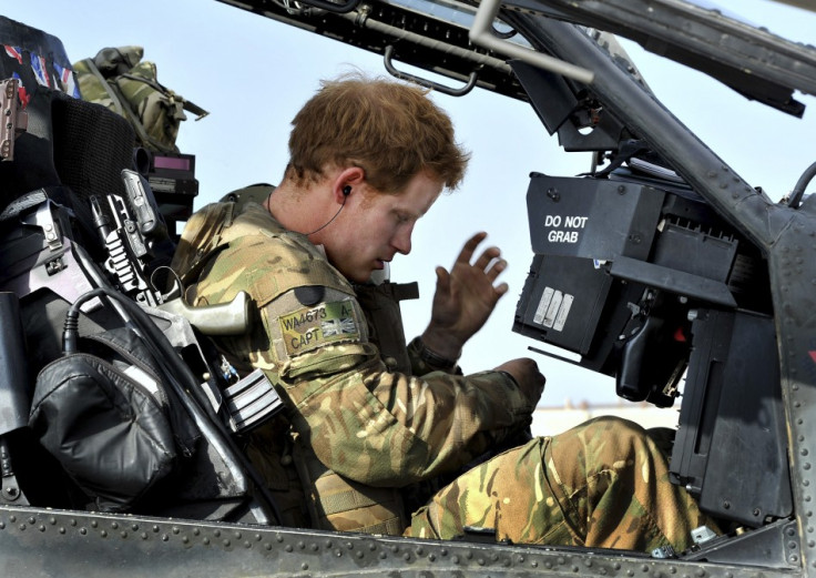 Prince Harry readies for action