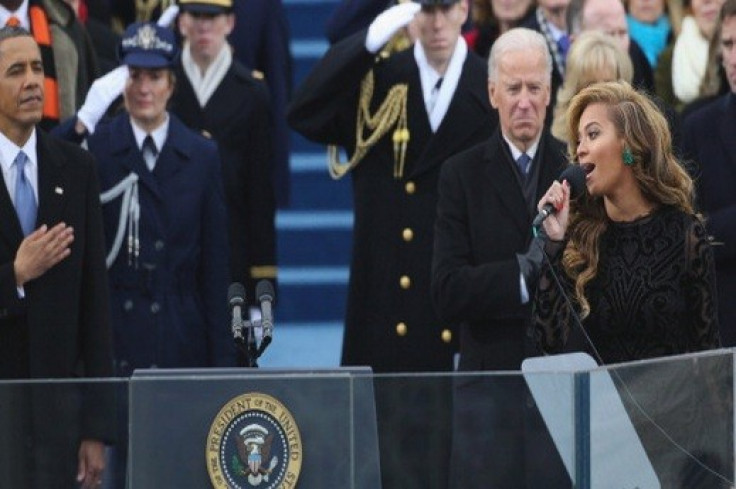 Beyonce sings at Presidential Inauguration