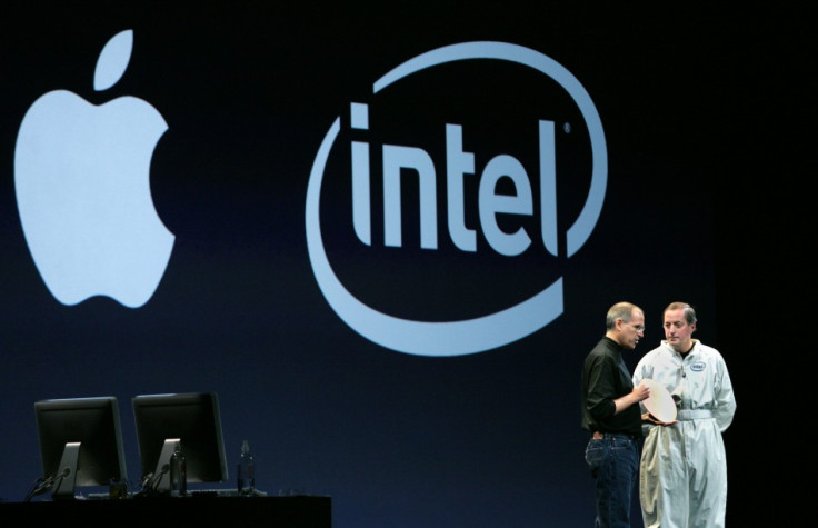Apple's Steve Jobs and Intel's CEO Paul Otellini