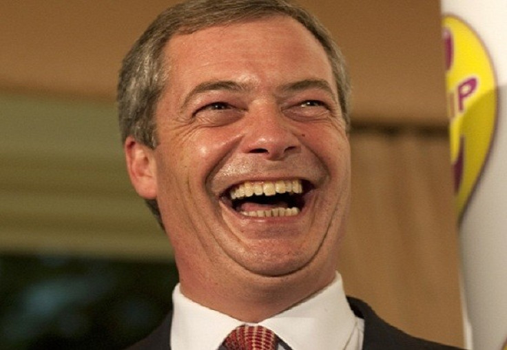 Glee of Nigel Farage