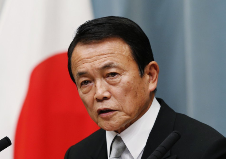 Japan's deputy prime minister Taro Aso