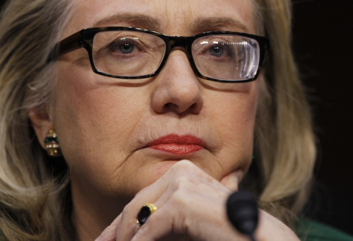 U.S.Secretary of State Hillary Clinton sits down in Washington to testify on the September attack U.S.Secretary of State Hillary Clinton sits down in Washington to testify on the September attack