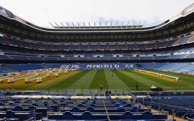 Real Madrid's Santiago Bernabeu stadium
