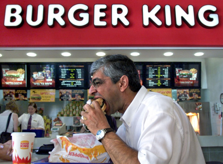 Tucking in: But Burger some King favourites are off the menu