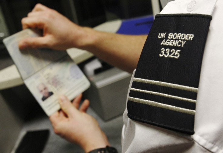 UKBA carry out passport checks