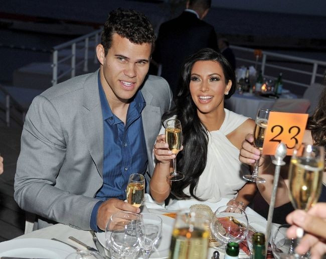 Kris Humphries and Kim Kardashian