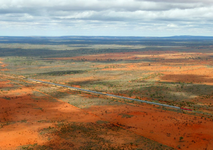 Harsh terrain: Australian outback