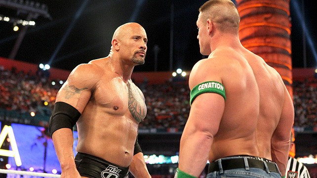 The Rock John Cena